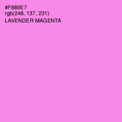 #F889E7 - Lavender Magenta Color Image