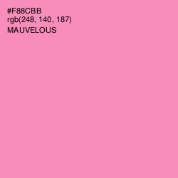 #F88CBB - Mauvelous Color Image