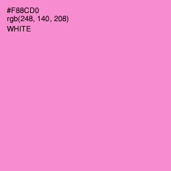 #F88CD0 - Light Orchid Color Image