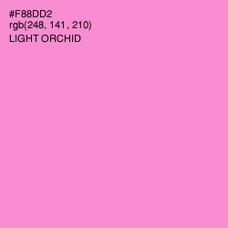 #F88DD2 - Light Orchid Color Image