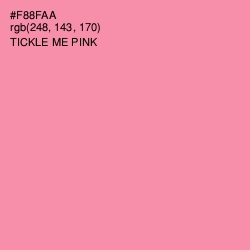 #F88FAA - Tickle Me Pink Color Image