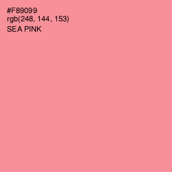 #F89099 - Sea Pink Color Image