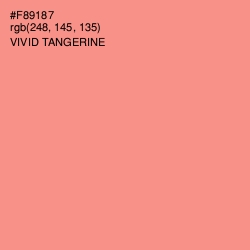 #F89187 - Vivid Tangerine Color Image