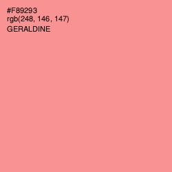 #F89293 - Geraldine Color Image