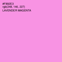 #F892E3 - Lavender Magenta Color Image