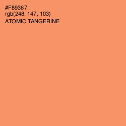 #F89367 - Atomic Tangerine Color Image