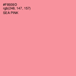 #F8939D - Sea Pink Color Image