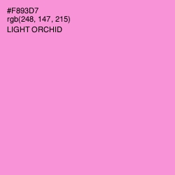 #F893D7 - Light Orchid Color Image