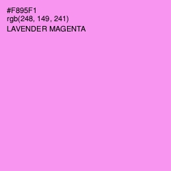 #F895F1 - Lavender Magenta Color Image