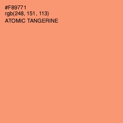 #F89771 - Atomic Tangerine Color Image