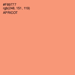 #F89777 - Apricot Color Image