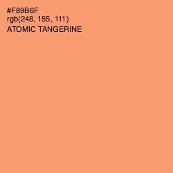 #F89B6F - Atomic Tangerine Color Image