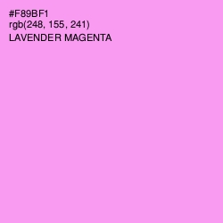 #F89BF1 - Lavender Magenta Color Image