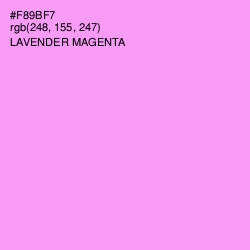 #F89BF7 - Lavender Magenta Color Image