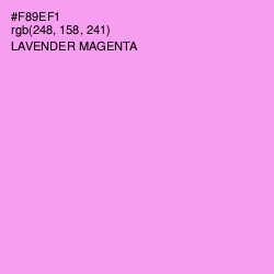 #F89EF1 - Lavender Magenta Color Image