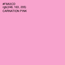 #F8A3CD - Carnation Pink Color Image