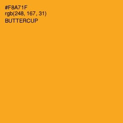 #F8A71F - Buttercup Color Image