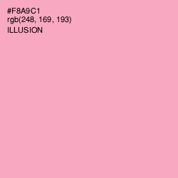 #F8A9C1 - Illusion Color Image