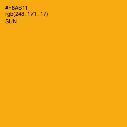#F8AB11 - Sun Color Image
