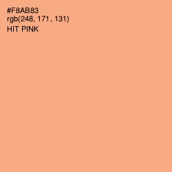 #F8AB83 - Hit Pink Color Image