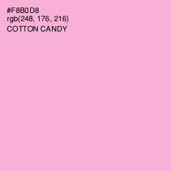 #F8B0D8 - Cotton Candy Color Image