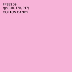 #F8B3D9 - Cotton Candy Color Image
