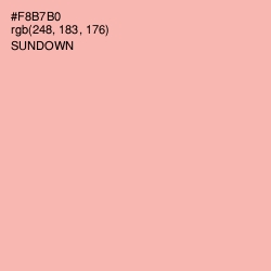 #F8B7B0 - Sundown Color Image