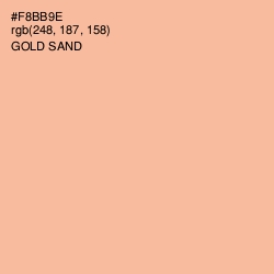 #F8BB9E - Gold Sand Color Image