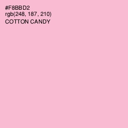 #F8BBD2 - Cotton Candy Color Image