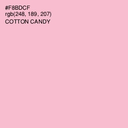 #F8BDCF - Cotton Candy Color Image