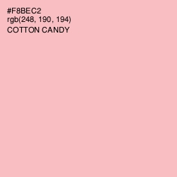 #F8BEC2 - Cotton Candy Color Image