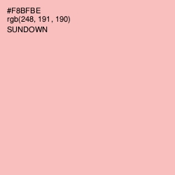 #F8BFBE - Sundown Color Image