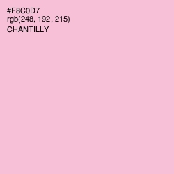 #F8C0D7 - Chantilly Color Image