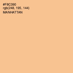 #F8C390 - Manhattan Color Image