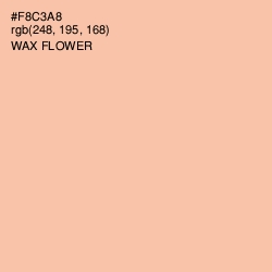 #F8C3A8 - Wax Flower Color Image