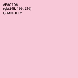 #F8C7D8 - Chantilly Color Image