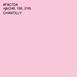 #F8C7DA - Chantilly Color Image