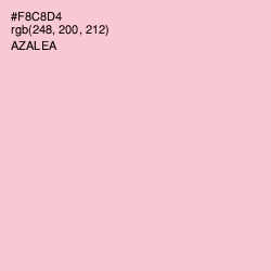 #F8C8D4 - Azalea Color Image