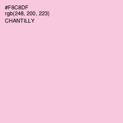 #F8C8DF - Chantilly Color Image