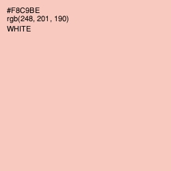 #F8C9BE - Apricot Peach Color Image