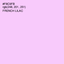 #F8C9FB - French Lilac Color Image