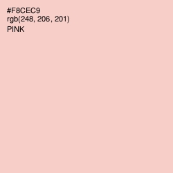 #F8CEC9 - Pink Color Image