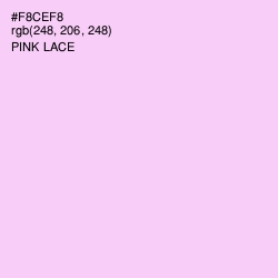 #F8CEF8 - Pink Lace Color Image