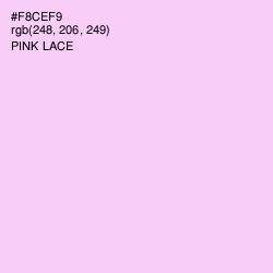 #F8CEF9 - Pink Lace Color Image