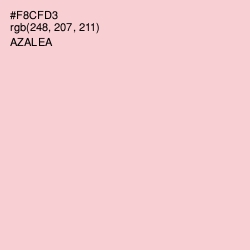 #F8CFD3 - Azalea Color Image