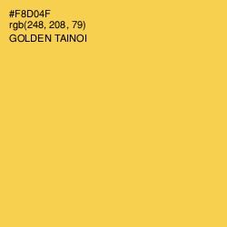 #F8D04F - Golden Tainoi Color Image