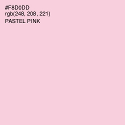 #F8D0DD - Pastel Pink Color Image