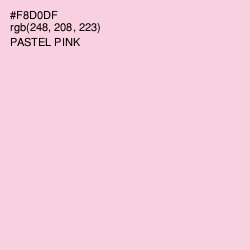 #F8D0DF - Pastel Pink Color Image