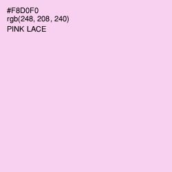 #F8D0F0 - Pink Lace Color Image