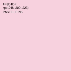 #F8D1DF - Pastel Pink Color Image